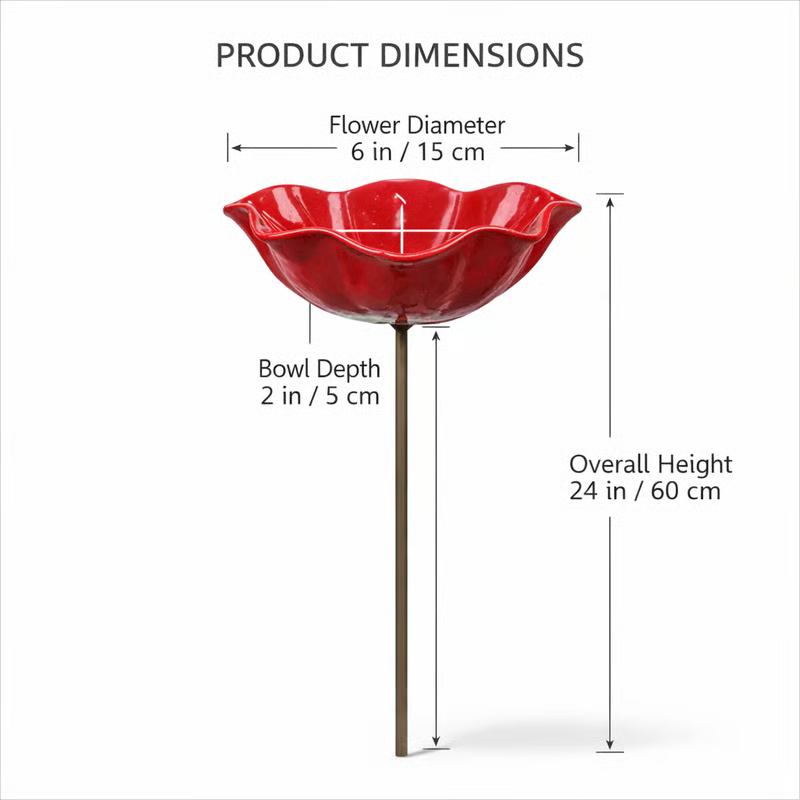 🐦 Mini Bird Bath & Pollinator Water Station - 49% OFF- ✨ Attract Birds & Beneficial Insects