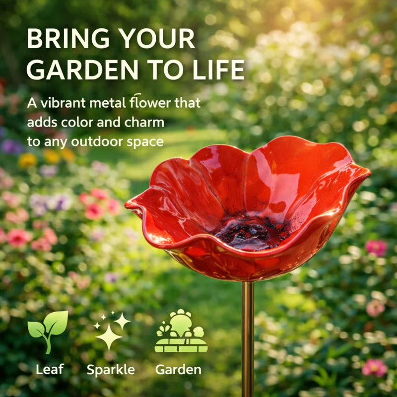 🐦 Mini Bird Bath & Pollinator Water Station - 49% OFF- ✨ Attract Birds & Beneficial Insects