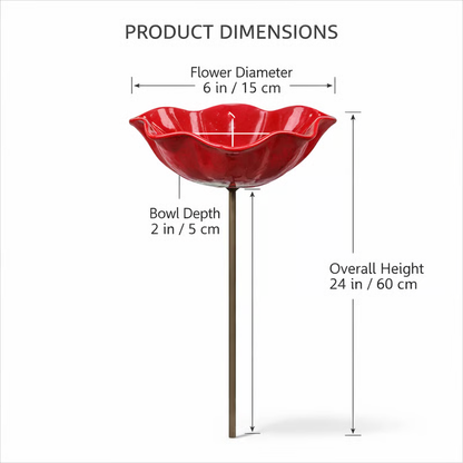 🐦 Mini Bird Bath & Pollinator Water Station - 49% OFF- ✨ Attract Birds & Beneficial Insects